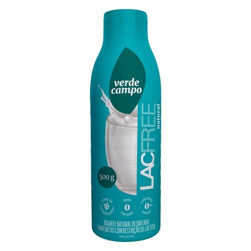 Iogurte Sem Lactose Natural Verde Campo 500g