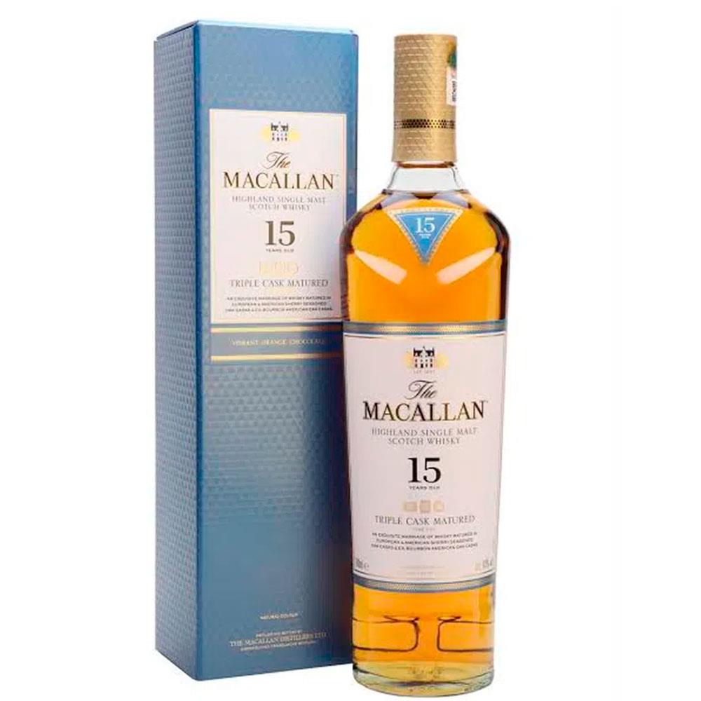 Whisky Escocês Macallan Triple Cask Matured 15 Anos 700ml - Zona Sul