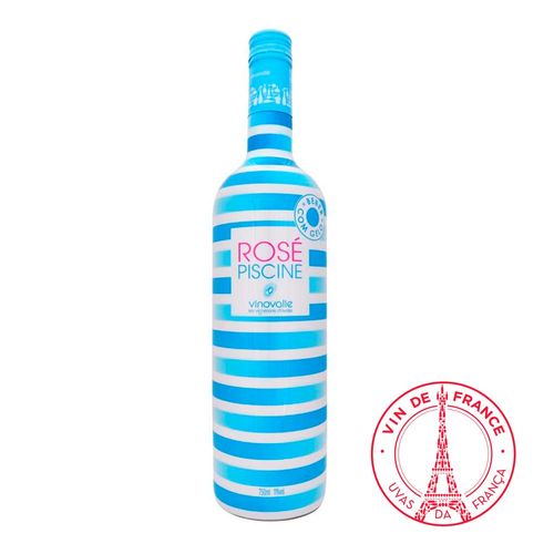 Vinho Rosé Francês Piscine Vinovalie Garrafa 750ml