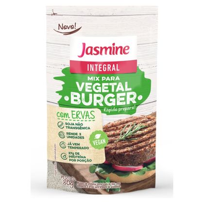 Mix para Vegetal Burger com Ervas Finas Jasmine 80g