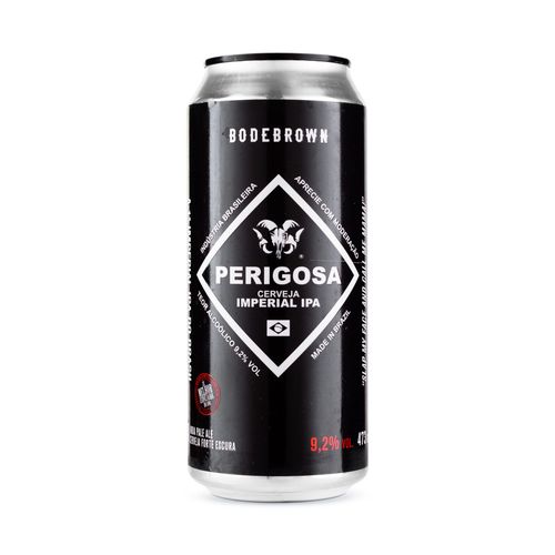 Cerveja Bodebrown Perigosa Imperial IPA Lata 473ml