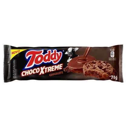 Biscoito Cookie Chocolate Toddy ChocoXtreme 71g