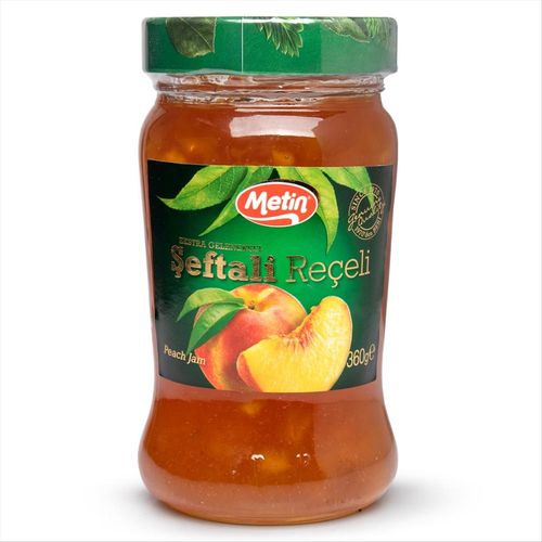 Geleia Turca Metin Pêssego Vidro 360g