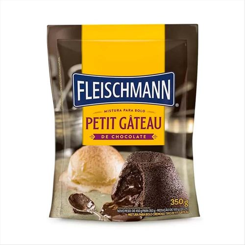 Mistura Para Bolo Petit Gateau Fleischmann 350g