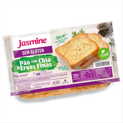 Pão sem Glúten Jasmine Chia e Ervas Finas 300g