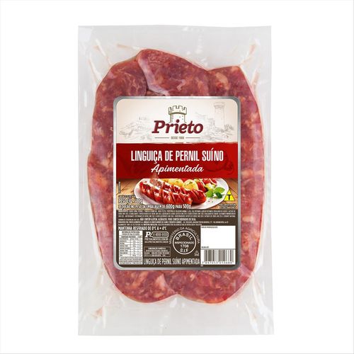 Linguiça de Pernil Suíno Apimentada Prieto 500g