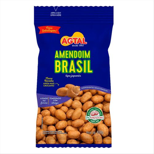 Amendoim Salgadinho Agtal 400g