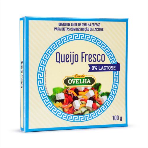 Queijo Fresco Zero Lactose Casa da Ovelha 100g