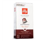 Cápsulas de Café Italiano Illy Blend Espresso Intenso Caixa com 10 Unidades 57g