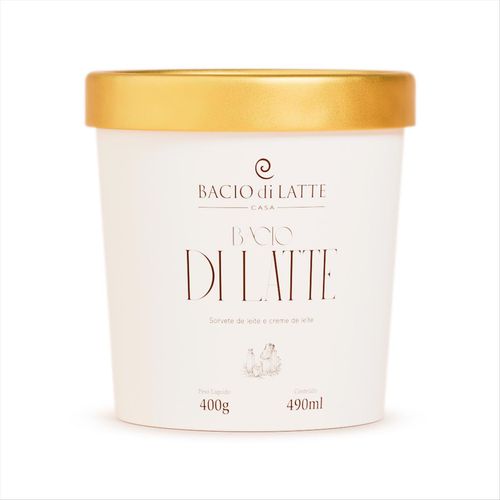 Sorvete Bacio Di Latte Tradicional 490ml