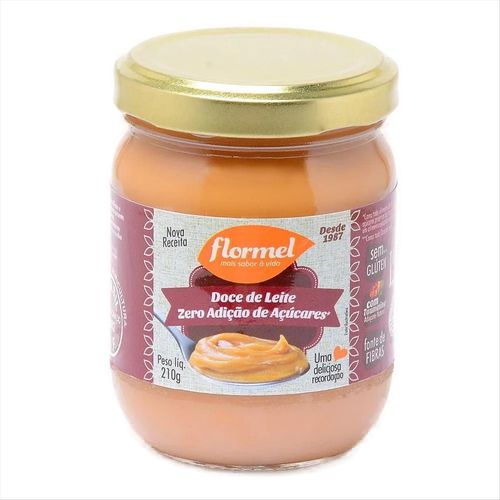Doce de Leite Cremoso Zero Flormel 210g