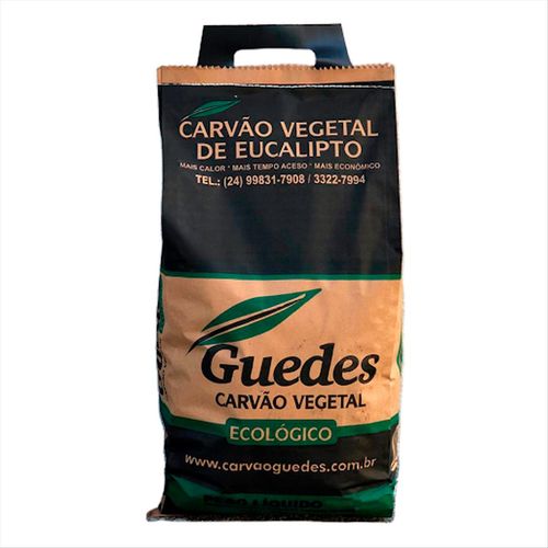 Carvão Vegetal Ecológico Guedes 5kg