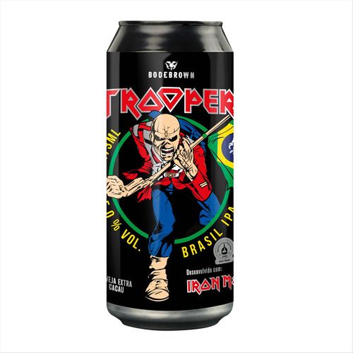 Cerveja Brasileira Bodebrown Trooper Brasil Session IPA Lata 473ml