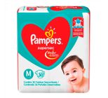 Fralda Descartável Infantil Pampers Supersec Tamanho M Pacote com 30 Unidades