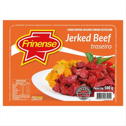 Carne Seca Jerked Beef Traseiro Frinense 500g