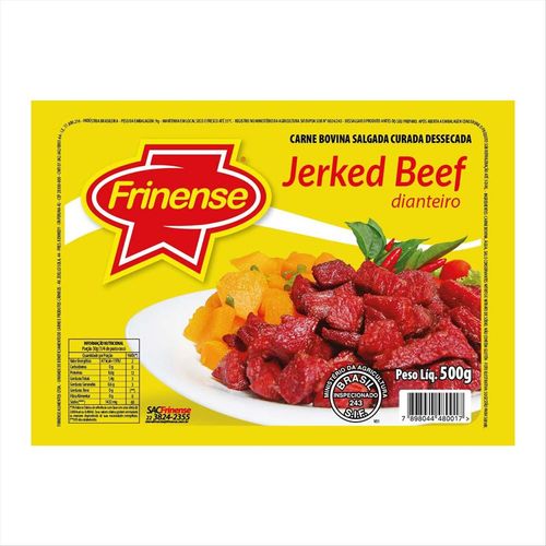 Carne Seca Jerked Beef Dianteiro Frinense 500g