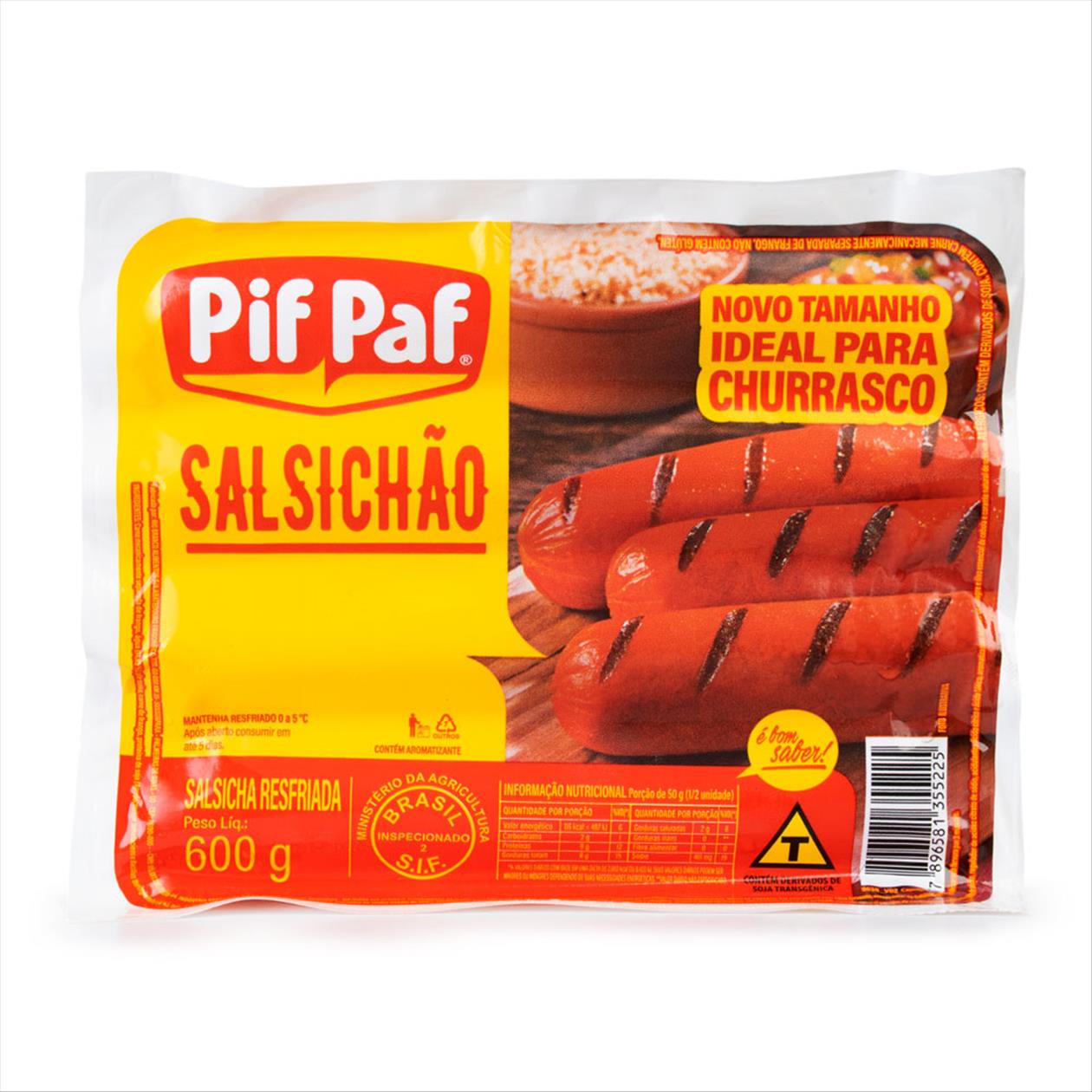 Salsichão Pif Paf 600g Zona Sul 5493