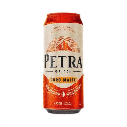 Cerveja Petra Origem American Lager Puro Malte Lata 473ml