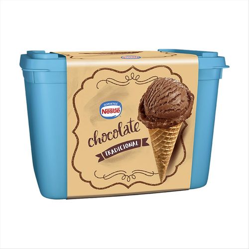 Sorvete Nestlé Tradicional Chocolate 1,5L