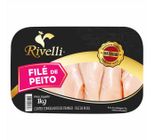 Filé de Peito de Frango Congelado Rivelli Bandeja 1kg