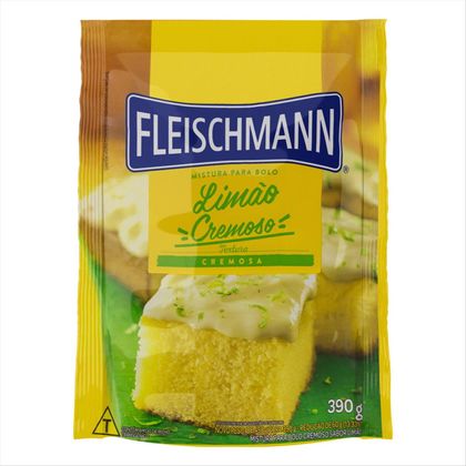 Mistura para Bolo Cremoso de Limão Fleischmann 390g