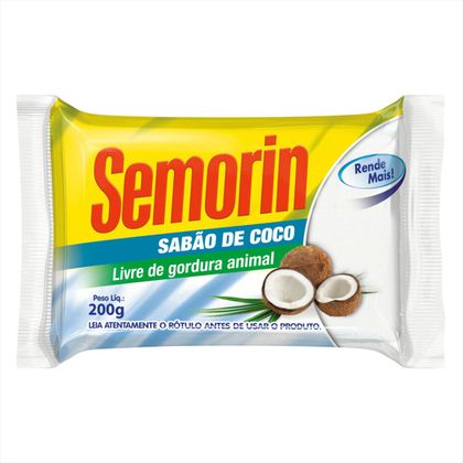 Sabão Barra Semorin Coco 200g