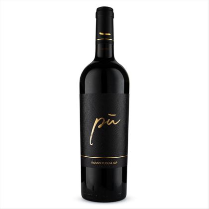Vinho Tinto Italiano Piu Rosso Puglia 750ml