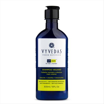 Shampoo Masculino Vegano Vyvedas Vy Pure 300ml