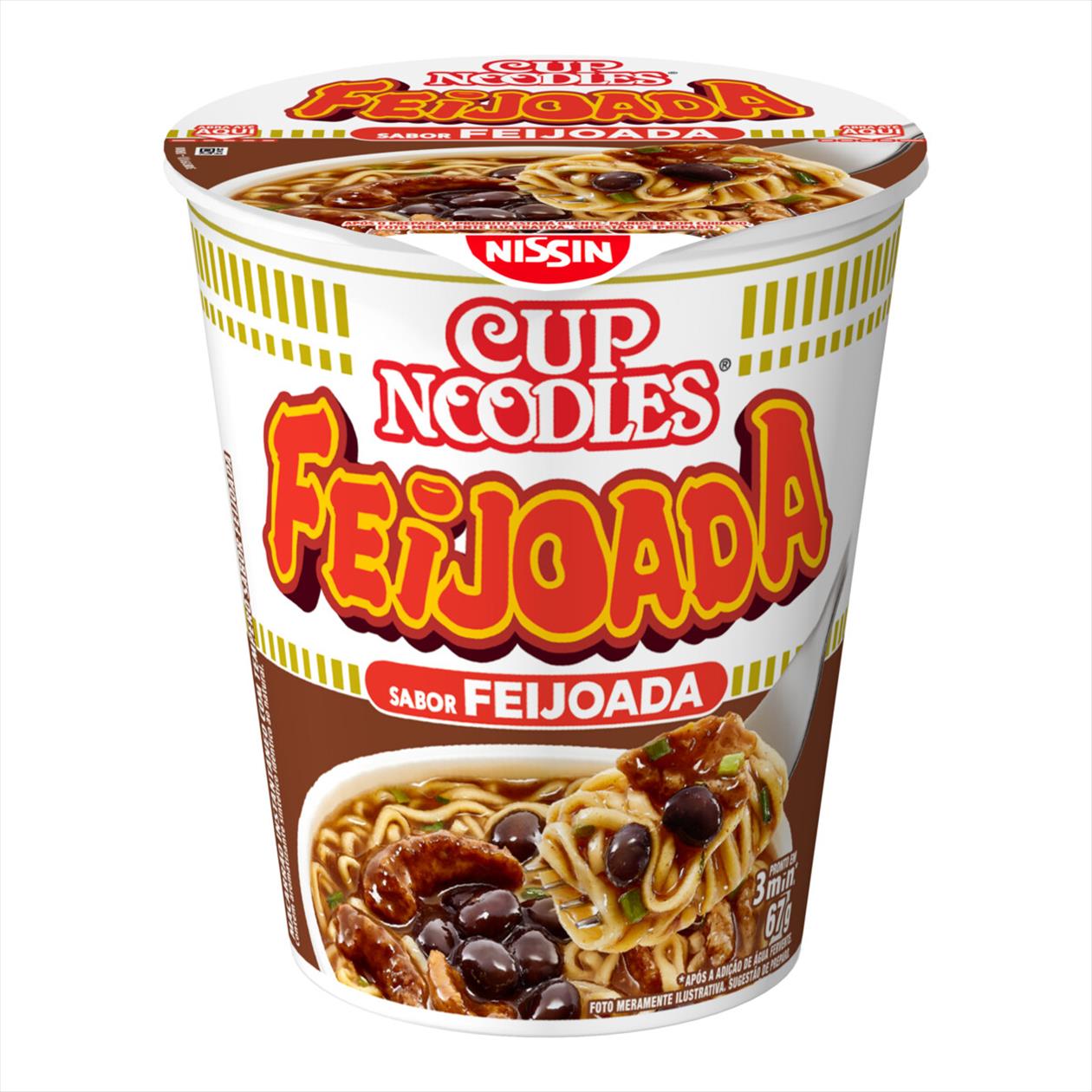 【Masa】 Massa Instantânea Cup Noodles Feijoada 67g - Zona Sul