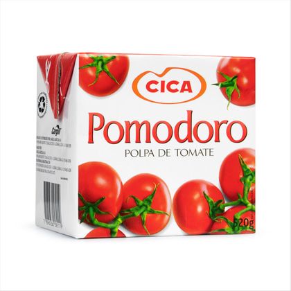 Polpa De Tomate Cica Pomodoro Tetra Pak 520g
