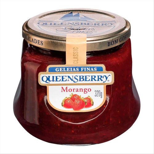 Geleia Queensberry Gourmet Morango Vidro 320g