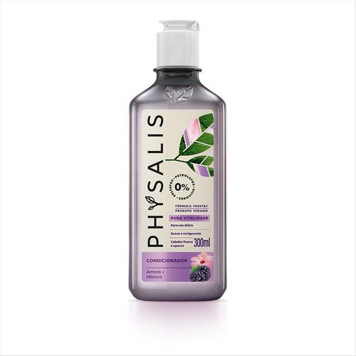 Condicionador de Cabelos Vegano Physalis Pura Vitalidade 300ml