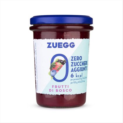 Geleia Italiana Zuegg Frutas Silvestres sem Açúcar 220g
