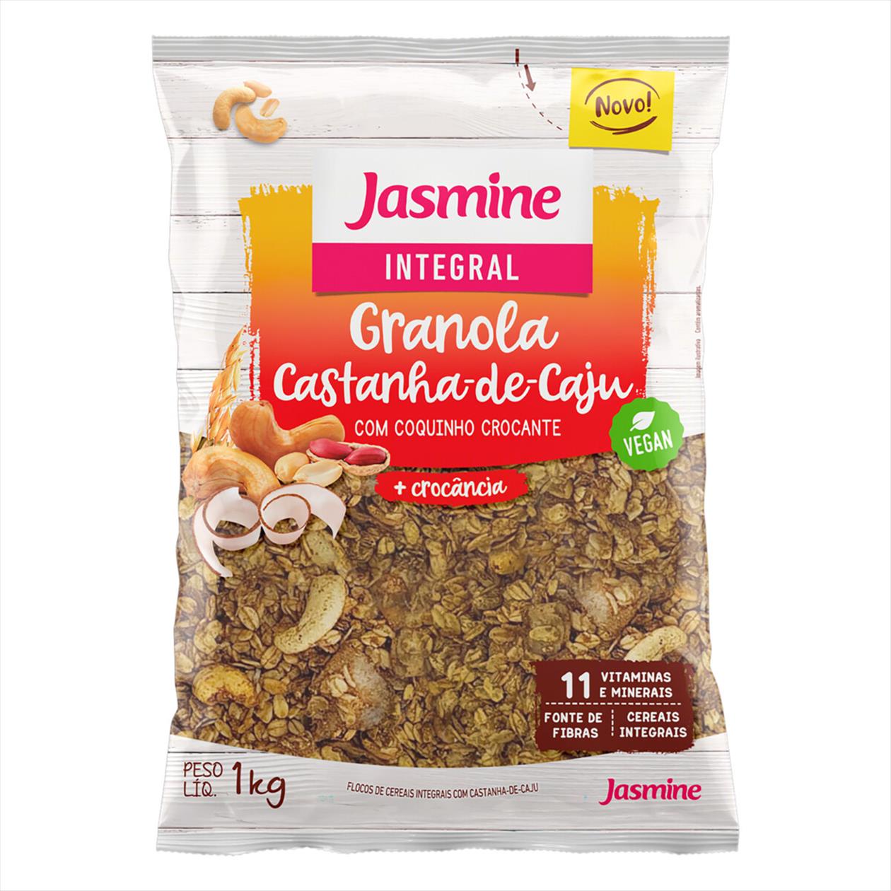 Granola Jasmine Castanha de Cajú 1kg Zona Sul