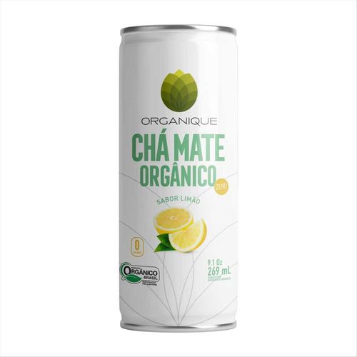 Chá Mate Organique Limão Zero Lata 269ml