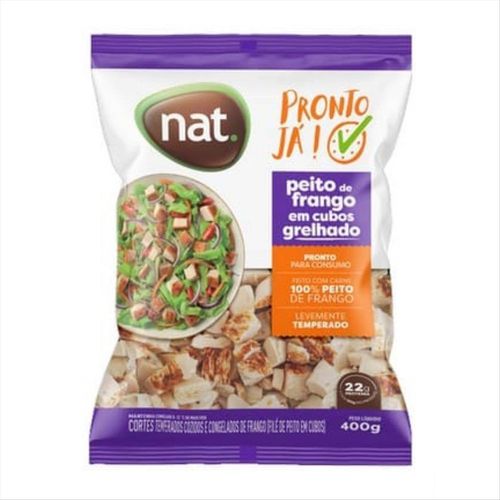 Peito de Frango em Cubos Grelhados Nat. 400g