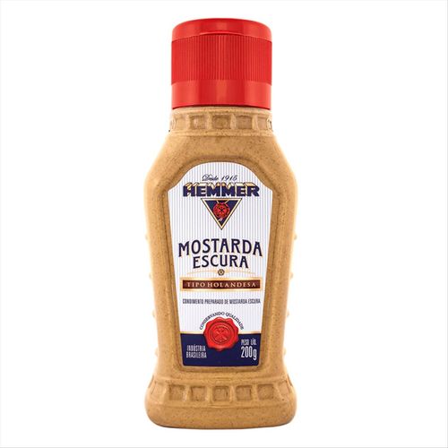 Mostarda Escura Tipo Holandesa Hemmer 200g