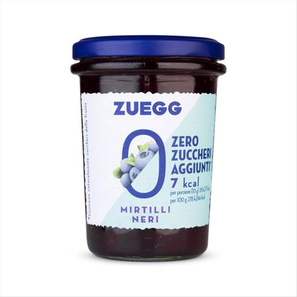 Geleia Italiana Zuegg Blueberry sem Açúcar 220g