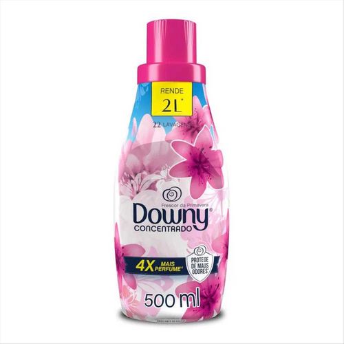 Amaciante para Roupas Concentrado Downy Frescor da Primavera 500ml