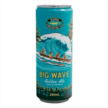 Cerveja Americana Kona Big Wave Golden Ale Lata 269ml