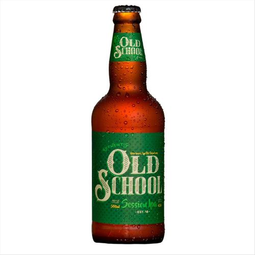 Cerveja Artesanal Old School Session IPA Garrafa 500ml