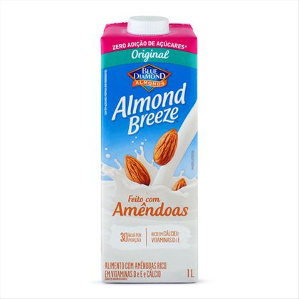 Bebida de amêndoas Original Zero Almond Breeze 1L