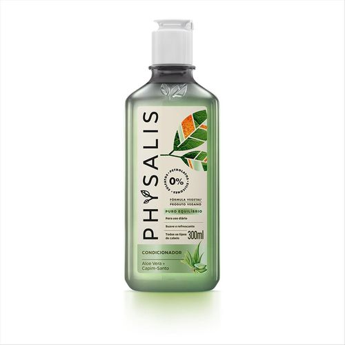 Condicionador de Cabelos Vegano Physalis Puro Equilíbrio 300ml