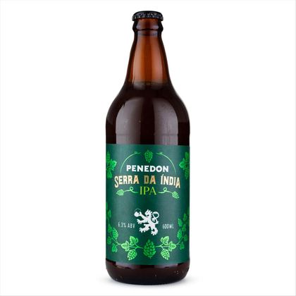 Cerveja Brasileira Penedon Serra da Índia Ipa Garrafa 600ml