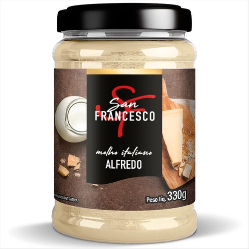 Molho Italiano Alfredo Clássico San Francesco 330g