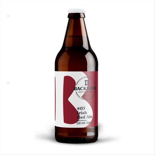 Cerveja Brasileira Backbone Irish Red Ale Garrafa 600ml