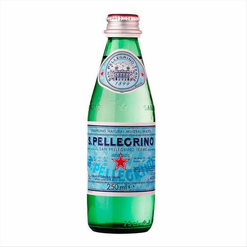 Água Mineral Com Gás Italiana S. Pellegrino Garrafa 250ml