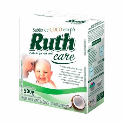 Sabão De Coco Em Pó Biodegradável Ruth Care Caixa 500g