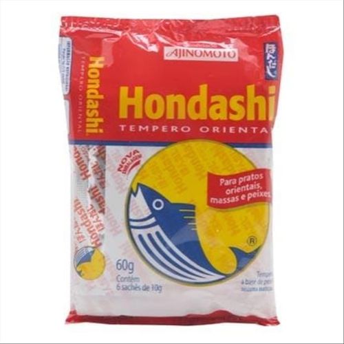 Tempero Pronto Oriental Aji No Moto Hondashi Com 6 Sachês 10g Cada