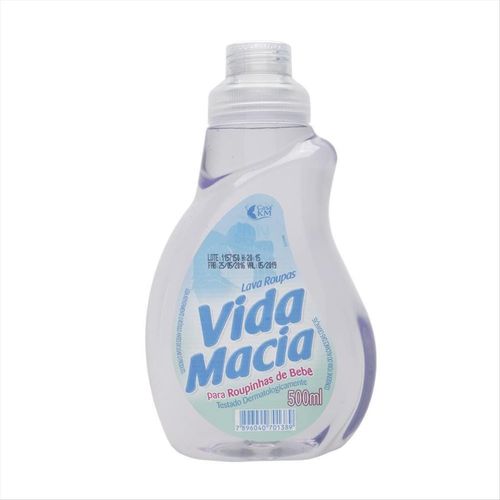 Lava Roupas Líquido Vida Macia 500ml